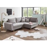 MID.YOU KOTNA SEDEŽNA GARNITURA, mikrovelur svetlo siva | Shoptok.si