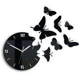 Zidni satovi BUTTERFLIE 3D BLACK NH048 (moderni zidni satovi) Cijene