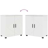 vidaXL Set namještaja za kupaonicu Zidne 3 pcs Visoko sjajno bijela | shoptok.hr