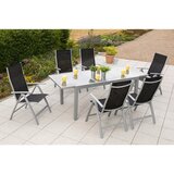 Gardenson Vrtni Set Carrara, 7-Delni, Raztegljiva Miza | Shoptok.si