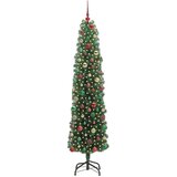 vidaXL Umjetno božićno drvce Zelena 240 cm PVC i čelik i plastika | shoptok.hr