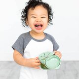Ubbi 2 dijelni set posudica za grickalice sage & blush pink | shoptok.hr