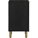 vidaXL Kupaonski ormarić crni 38 x 33 x 58 cm konstruirano drvo | shoptok.hr