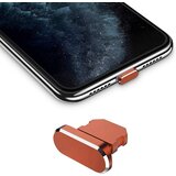 Cadorabo zaščitni pokrovček, združljiv z apple iphone v orange - prug za zaščito pred praho, (20622006) Cene