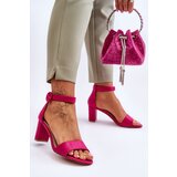 EVENTO Women's Sandals On Heel Fuchsia Lexi | shoptok.hr