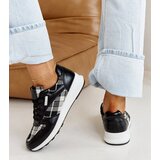 Gemre Black checkered sneakers Afifah | Shoptok.si