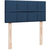 vidaXL Krevet s oprugama i madracem plavi 90 x 200 cm od tkanine | shoptok.hr