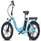 Fafrees električno kolo F20 pro - 250W motor 648WH baterija 80KM dosega - jezersko modra, (21162771) Cene