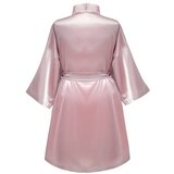 Glov satenski kimono bademantil - roze