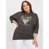 RELEVANCE Blouse-RV-BZ-7485.13P-dark khaki | Shoptok.si