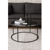 Hanah home Sto za dnevnu sobu Startis 80 Black Fume
