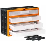 prenosni organizator za drobni elektromaterial s predalčki - 310 x 165 x 220 mm