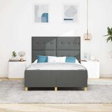  Krevetna konstrukcija Tamno siva 140 x 200 cm tkanina | Eponuda.com