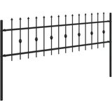  Vrh z bodicami Črna 200 x 130 cm Prašno lakirano jeklo, (5000157879) | Shoptok.si