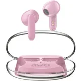 BLUETOOTH 5.3 T85 ENC TWS SLUŠALKE ZA TELEFONE ROZA + POSTAJA, (21968861)