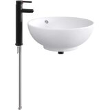  Umivaonik za kupaonicu Mat Crna 44 x 44 x 16 cm Metal | shoptok.hr