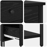  Noćni ormar Crni hrast 32 x 42 x 70 cm Konstruirano drvo | shoptok.hr