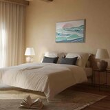 Slika - Fish on the waves 120x80 U prirodnom drvenom okviru | shoptok.hr
