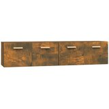  Zidni ormarići 2 kom boja dimljenog hrasta 80x35x36,5 cm drveni | shoptok.hr