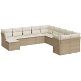  11-dijelni set vrtnih sofa od poliratana s jastucima bež | shoptok.hr
