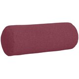  Valjkasti jastučići 2 pcs Vinska crvena Ø 25 x 70 cm tkanina | shoptok.hr