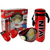  Boxing set, bag, gloves, belt Cene