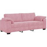  Trosjed Ružičasti 220x77x82 cm Baršun | shoptok.hr