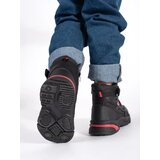 Shelvt Black padded boys' boots | shoptok.hr