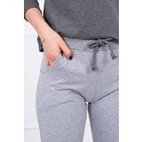 Kesi Set with colorful stripes gray+powdered pink | shoptok.hr