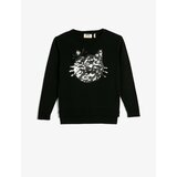 Koton Sweater Round Collar Cat Sequins Embroidered Cene'.'