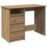 vidaXL Pisalna miza artisan hrast 102x50x75 cm inženirski les | Shoptok.si