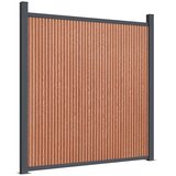 PANEL za ogradu smeđi 526 x 186 cm WPC | Shoptok.si