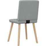 vidaXL Jedilni stoli 2 kosa svetlo sivo blago | Shoptok.si