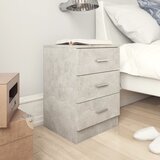 The Living Store Nočne omarice 2 kosa betonsko sive 38x35x56 cm iverna plošča - Omarica Za Ob Posteljo, (21434713) | Shoptok.si