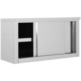 Furnova Kuhinjska stenska omara 90x40x50 cm nerjaveče jeklo, (21948044) | Shoptok.si