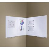 MODUL za bele table, različica BASIC - jeklena pločevina, lakirana, ŠxV 750 x 1150 mm, pastelno modre barve | Shoptok.si