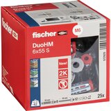 Fischer Vložek za vdolbine DuoHM (Ø x Do: 12 x 55 mm, Najlon, 25 kos, M 6) Cene
