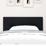  LED Uzglavlje s Dugmadima Crno 90 cm Tkanina | shoptok.hr