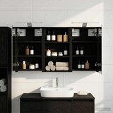  Set ormarića za kupaonicu S LED lampica 3 pcs 90 x 10 5 x 50 cm | shoptok.hr