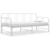 vidaXL Okvir za krevet na razvlačenje bijeli metalni 90 x 200 cm Cijene