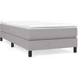  Okvir za krevet s oprugom svjetlosivi 90x200 cm od tkanine | shoptok.hr