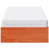  Dnevna postelja z vzmetnico vošč. rjava 90x200 cm borovina, (21793074) | Shoptok.si
