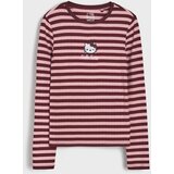 Sinsay Pamučna majica dugih rukava s vezom Hello Kitty | shoptok.hr