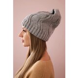 Kesi Cap with fleece Sylwia K244 light gray | shoptok.hr