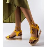 D/CEO Yellow sandals Dolores Cene