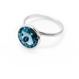 Victoria Cruz ženski Basic M Aquamarine Prsten Sa Swarovski Plavim Kristalom