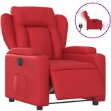 vidaXL Električni naslanjač rdeče umetno usnje, (20928483) | Shoptok.si
