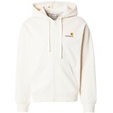 Carhartt WIP Jopa na zadrgo 'American Script' svetlo bež | Shoptok.si
