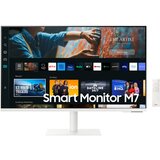Samsung monitor 80 cm (31,5") S32CM703UU 3840x2160 smart tv tizen va 4ms hdmi usb-c 65W 2xUSB2.0 pivot zvočniki 2x5W sRGB99% bt wifi HDR10 M7 bela smart, (21286841) Cene
