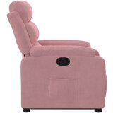  Naslonjač na podizanje ružičasti baršunasti | shoptok.hr